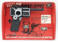 Mattel Agent-Zero Snap-Shot Cap Pistol In Box