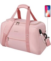 Roysmart travel weekender bag in light pink