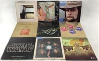 (9) Various Albums & Records Star Wars, Grand Funk