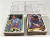 (100) George Brett Baseball Cards