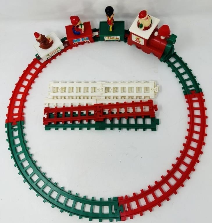 Vintage Christmas Express Train Set