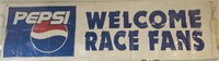 Huge Pepsi NASCAR Advertising Banner