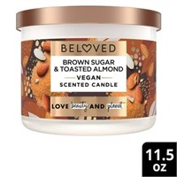 Beloved Brown Sugar and Toasted Almond 2-Wick Cand