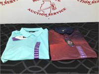 (2) Men’s XXL Polo Shirts NWT Greg Norman &