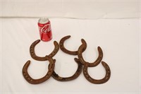 6 Old Horse Shoes #1