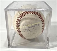 Greg Swindell Autographed Baseball With Case