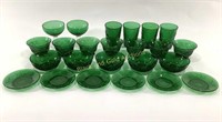 Emerald Green Glass Dishes