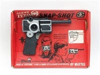 Mattel Agent-Zero Snap-Shot Cap Pistol In Box