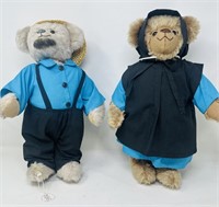 2 Reinhard Schultz German Stuffed Bears