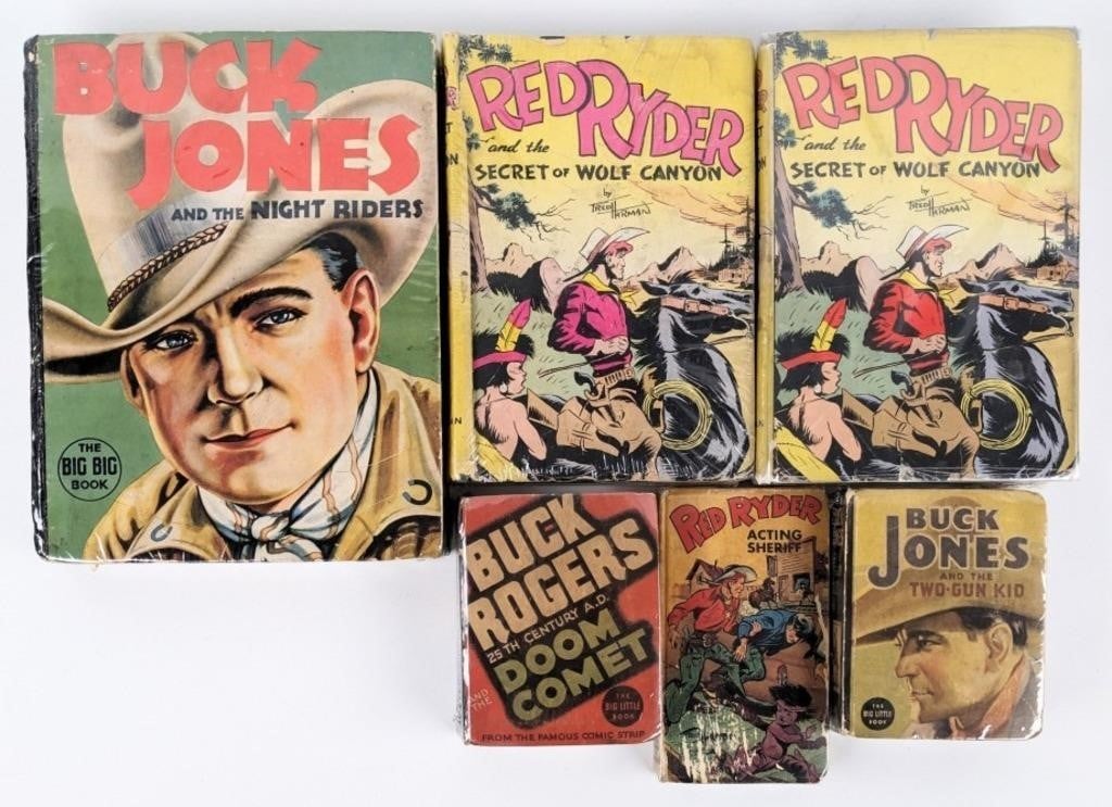 Vintage Red Ryder & Buck Jones Books