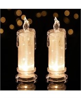 3 LED flameless Candles (D:2.5" x H:7")