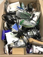 Large lot of assorted cords and electronics
