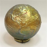 Iridescent Art Glass Lamp Shade / Globe