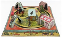 Marx Tin Litho Windup Pinched Table Top Toy