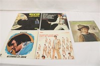 5 Elvis LPs