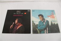 2 Elvis LPs, He Touched Me & Christmas Album