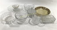 Pyrex Glass Bowl, & Glass Dishes