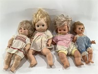 (4) Plastic Baby Dolls