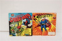 The Amazing Spiderman Vol 2 & Superman LPs