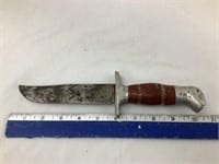Vintage Hunting Knife, 5 3/4” Blade, 10 1/4”