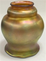 Steuben Iridescent Art Glass Lamp Shade