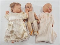 VTG Horsman & Plated Moulds 1960s Baby Dolls