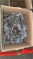20 FT 3/8" CHAIN W/ HOOK ON EACH END