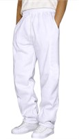 (XL) White Sweat Pants