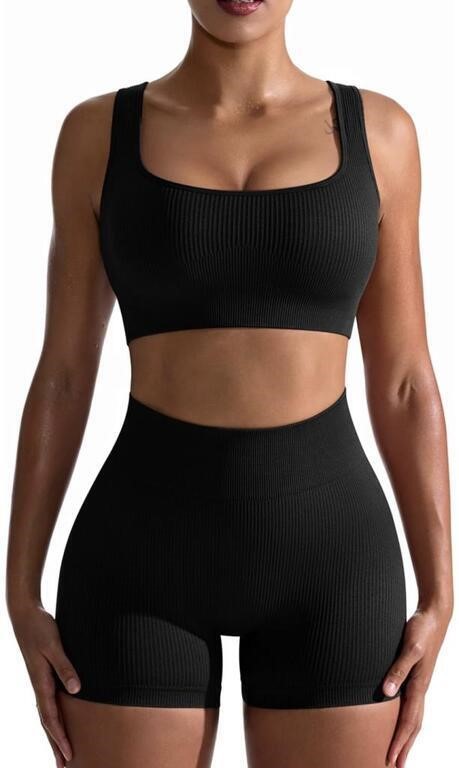 OQQ WORKOUT OUTFITS FOR WOMEN 2 PIECE SEAMLESS