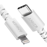 Anker 3' PowerLine USB-C to Lightning - White