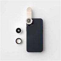 Clip-On Phone Camera Lens - heyday Stone White