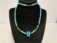 Turquoise 27in Vintage Necklace