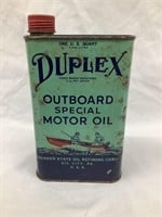 Duplex Outboard Motor Oil Can, 7 3/4”T