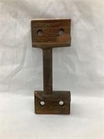 J.G. Wilson Cast Iron Handle Pat. 1889, 7 1/2”T