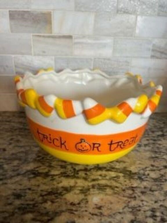 Ceramic Halloween candy bowl