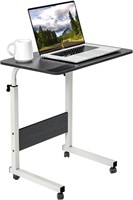 Small Desk with Wheels - Mobile & Adjustable