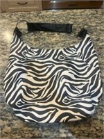 Y2K zebra print purse