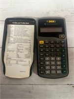 Texas instrument calculator