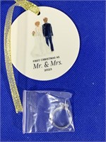 MR&MRS CHRISTMAS ORNAMENT 2.75IN