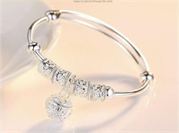 DUANMEINAD WOMANS STERLING SILVER BRACELET 2.5IN