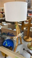 RUSTIC WOOD LAMP