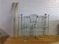 Iron Queen Bed Frame w/ Rails