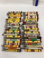 Collection of Advertising Bullet Pencils