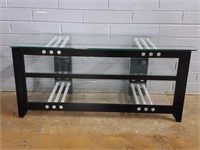 3 Tier Glass TV Stand by Sanus 21in X 49in