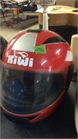 KIWI FULL RED COVERAGE HELMET SIZE UNKNOWN