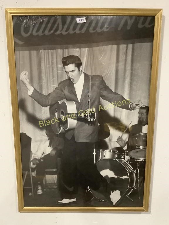Elvis Presley Framed Photo 26" x 38.5"