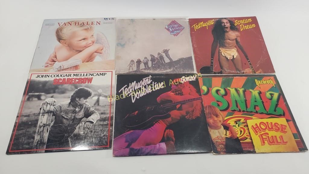 (6) Classic Rock Vinyls
