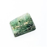 Appraised 6.6 Carat Rough Cut Emerald