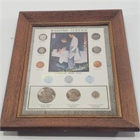 1974 Framed Wartime Coinage Collection