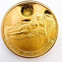 3 Gram Gold The Nude Maja Medal